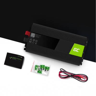 Green Cell INV12 power adapter/inverter Auto 3000 W Black