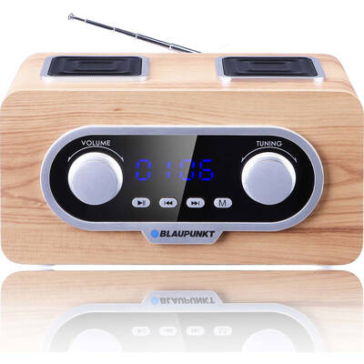 Mini-Sistem Audio Blaupunkt PP5.2CR radio Portable Wood
