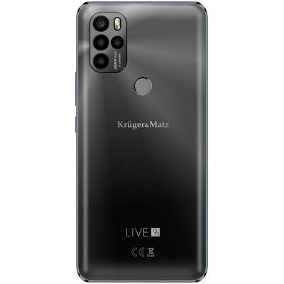Smartphone Kruger&Matz Live 9S 17 cm (6.7") Dual SIM 4G USB-C 4 GB 128GB 5000 mAh Black
