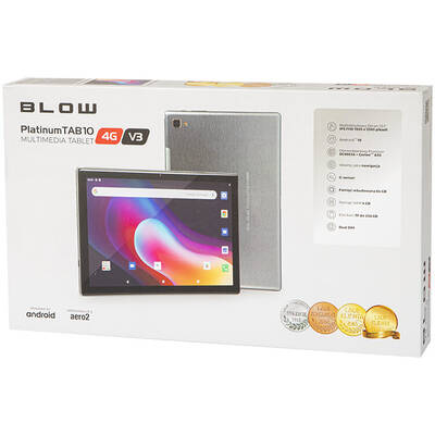 Tableta Blow PlatinumTAB10 4G V3 + 4GB/64GB octa core case