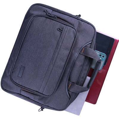 Addison 315015 notebook case 39.6 cm (15.6") Briefcase Grey