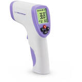 ECT002 digital body thermometer Remote sensing thermometer Purple, White Ear, Forehead, Oral, Rectal, Underarm Buttons