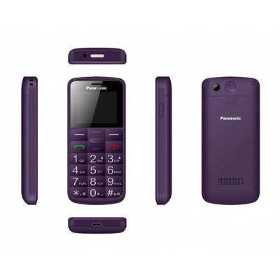 Telefon Mobil Panasonic KX-TU110 4.5 cm (1.77") Violet Feature phone