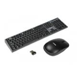 Kit Periferice IBOX IKMS606W keyboard RF Wireless English Black