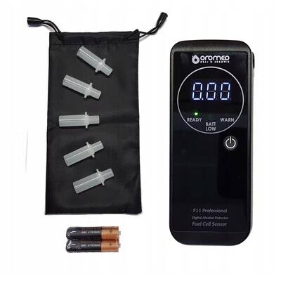 ORO-MED F11 PROFESSIONAL alcohol tester Black