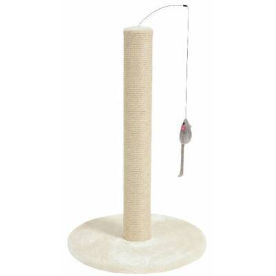 ZOLUX Cat scratching post with toy - beige