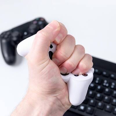 Accesoriu gaming Paladone PP Playstation 5 White Controller Stress ball
