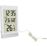 WS 7039 digital weather station Silver, White