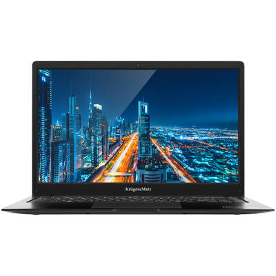 Laptop Kruger&Matz KM1406-B ultrabook 35.8 cm (14.1") Full HD Intel Celeron N 4 GB LPDDR4-SDRAM 64 GB SSD Wi-Fi 4 (802.11n) Windows 10 Pro Black
