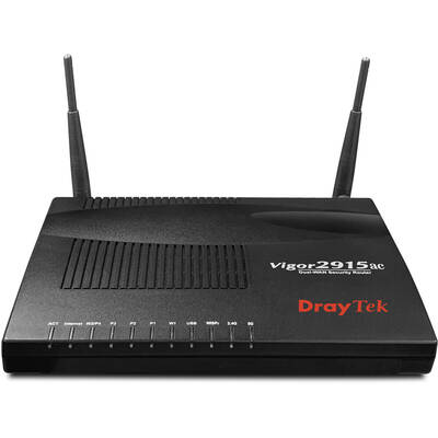 Router Dray Tek VIGOR2915AC wireless Gigabit Ethernet Dual-band (2.4 GHz / 5 GHz) 4G Black