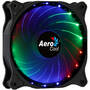 Aerocool Ventilator COSMO12FRGB 12cm LED RGB Molex Connector Silent Black