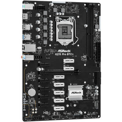 Placa de Baza ASRock Q270 Pro BTC+ Intel Q270 LGA 1151 (Socket H4) ATX