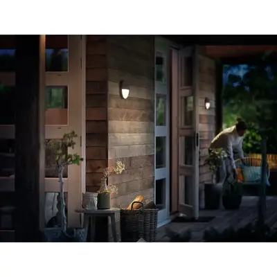 Philips Aplica exterior cu senzor MyGarden Capricorn 1x6W Led, Antracit