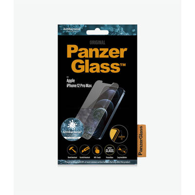 PanzerGlass Apple iPhone 12 Pro Max Standard Fit Anti-Bacterial
