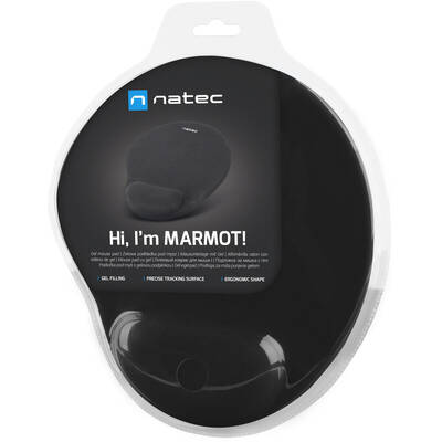 Mouse pad NATEC Marmot Black