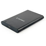 Rack Gembird EE2-U3S-6 storage drive enclosure HDD/SSD enclosure Black 2.5"
