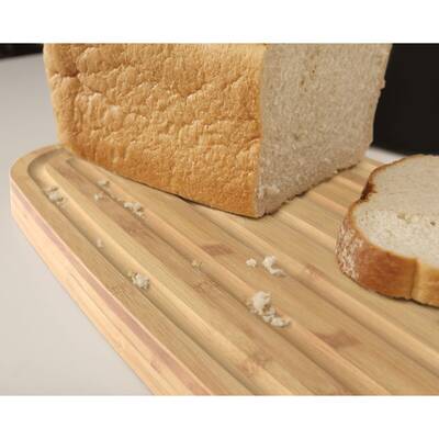 JOSEPH JOSEPH Bamboo Bread and cutting board, white
