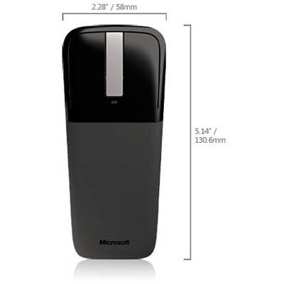 Mouse Microsoft ARC Touch Wireless negru