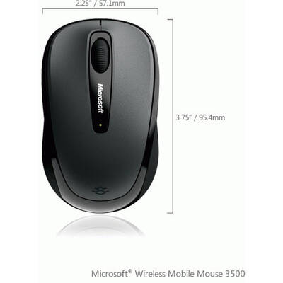 Mouse Microsoft Wireless Mobile 3500 Gray