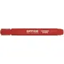 Marker permanent, Office Products, varf rotund, 1-3 mm, rosu