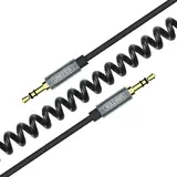 Cablu Unitek miniJack 3,5mm (M) - 3,5mm (M) TWIST;  Y-C922ABK