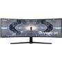 Monitor Samsung LED Gaming Odyssey G9 LC49G95TSSUXEN Curbat 49 inch 1 ms Alb HDR G-Sync Compatible 240 Hz