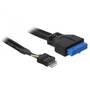 Cablu DELOCK USB 3.0 PH(F)->USB 2.0 PH(M) 30CM