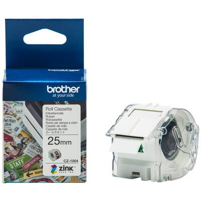 Banda etichete Brother CZ-1004 25 mm Color