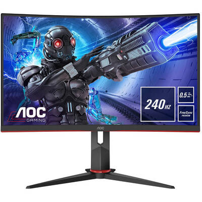 Monitor AOC Gaming C27G2ZU/BK Curbat 27 inch 0.5 ms Negru FreeSync Premium 240 Hz