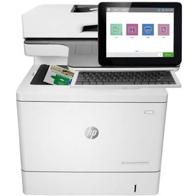 Imprimanta multifunctionala HP Enterprise Flow M578c Laser, Color, Format A4, Duplex, Retea, Fax