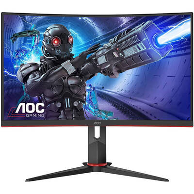 Monitor AOC LED Gaming C32G2ZE/BK Curbat 31.5 inch 1 ms Negru FreeSync Premium 240 Hz