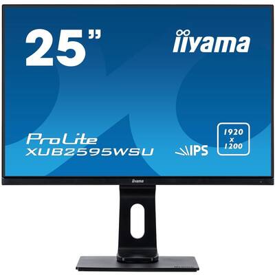 Monitor IIyama LED ProLite XUB2595WSU-B1 25 inch 4 ms Negru 60 Hz
