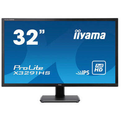 Monitor IIyama LED ProLite X3291HS 31.5 inch FHD IPS 5 ms Black