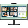 Monitor Samsung LS24A400VEUXEN 24 inch FHD IPS 5 ms 75 Hz Webcam FreeSync