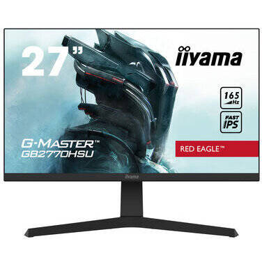 Monitor IIyama LED Gaming G-MASTER Red Eagle GB2770HSU-B1 27 inch FHD IPS 0.8ms 165Hz Black