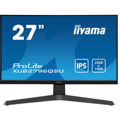 Monitor IIyama LED ProLite XUB2796QSU-B1 27 inch WQHD IPS 1ms Black