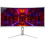 Monitor LC-Power LED Gaming Curbat LC-M34-UWQHD-144-C-K 34 inch UWQHD VA 1ms 144Hz White