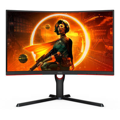 Monitor AOC LED Gaming CQ27G3SU Curbat 27 inch QHD VA   1 ms 165 Hz FreeSync Premium