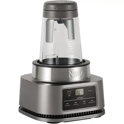 NINJA Blender 2 in 1 CB100EU, 1100W, 400ml Power Nutri Bowl, 700ml Power Nutri Cup, Gri