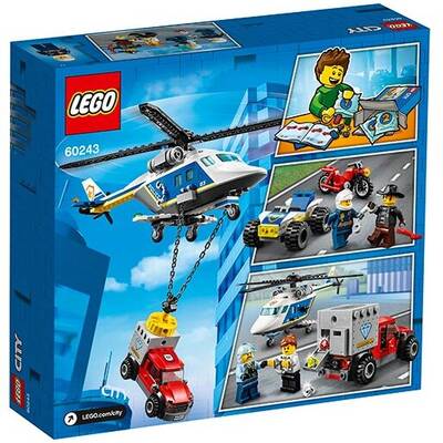 LEGO City Urmarire cu elicopterul politiei 60243