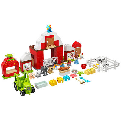 LEGO DUPLO Hambar, tractor si animale de la ferma 10952