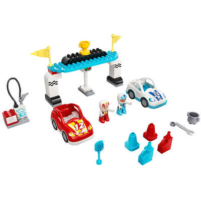 LEGO DUPLO - Masini de curse 10947, 44 piese