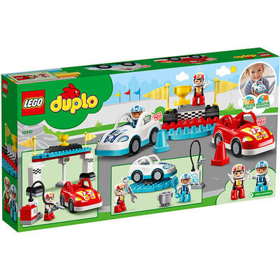 LEGO DUPLO - Masini de curse 10947, 44 piese