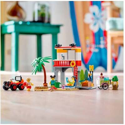 LEGO City - Post de salvamar pe plaja 60328, 211 piese