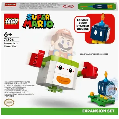 LEGO Super Mario - Set de extindere Clovn-mobil Bowser Jr. 71396, 84 piese