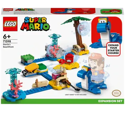 LEGO Super Mario - Set de extindere Plaja lui Dorrie 71398, 229 piese
