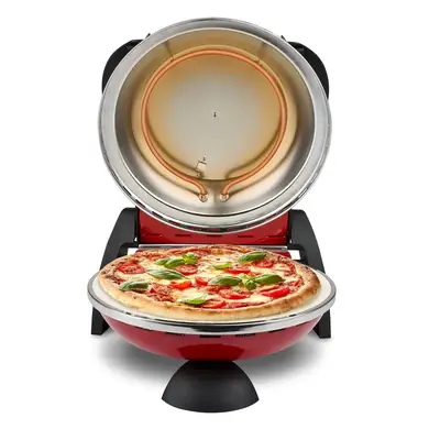 G3Ferrari Cuptor pizza Delizia special cu suprafata de coacere din piatra refractara, termoregulator pana la 390° C si timer cu atentionare sonora