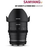 Obiectiv/Accesoriu Samyang MF 24mm T1,5 VDSLR MK2 Canon M