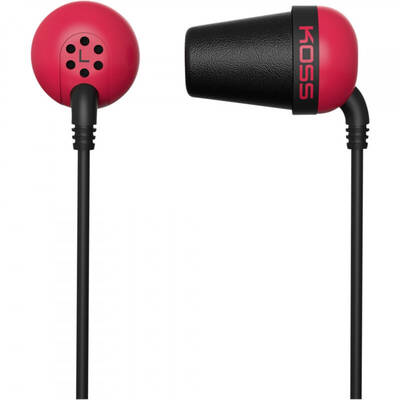 Casti In-Ear Koss The Plug Colors red
