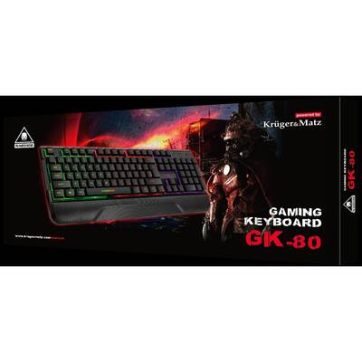 Tastatura Kruger&Matz Kruger & Matz gaming Warrior GK-80 rainbow black